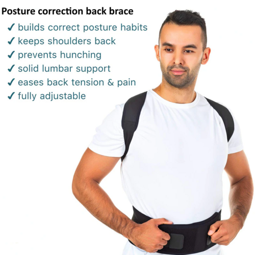 PosturePro™ Back Brace – Instant Shoulder & Spine Support