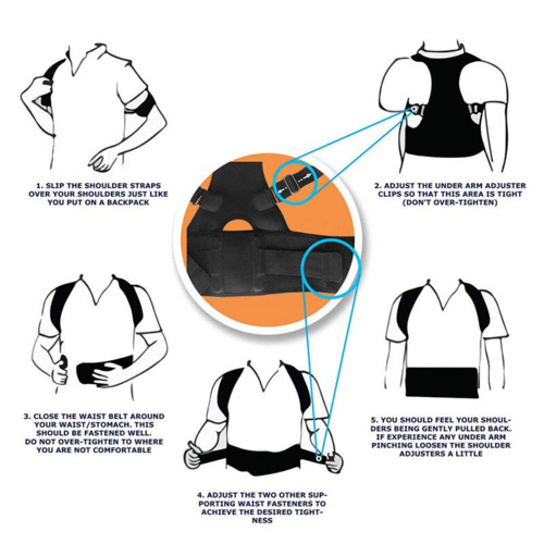 PosturePro™ Back Brace – Instant Shoulder & Spine Support