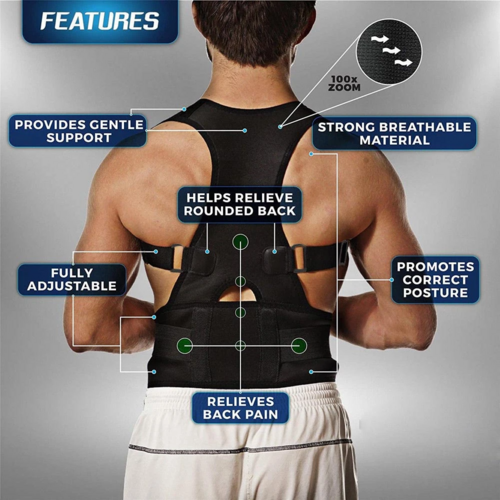 PosturePro™ Back Brace – Instant Shoulder & Spine Support
